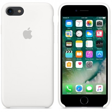 Silicone Case for Apple iPhone 7 - White