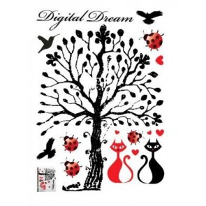 Digital Dream Wall Decal Sticker