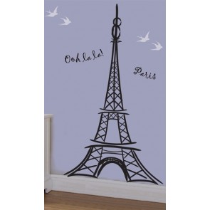 Eiffel Tower Wall Decal Sticker